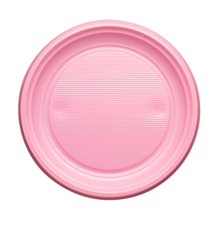 Prato Plastico PS Raso Rosa Ø170mm (1100 Unidades) Prato Plastico PS Raso Rosa Ø170mm (1100 Unidades)