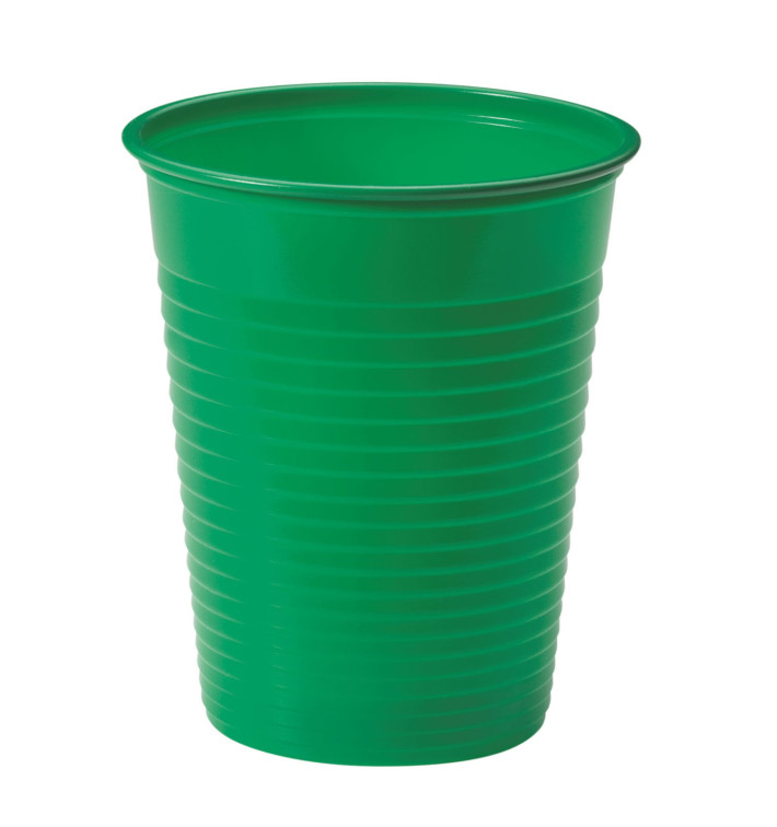 Copo de Plastico PS Verde 200ml Ø7cm (50 Unidades) Copo de Plastico PS Verde 200ml Ø7cm (50 Unidades)