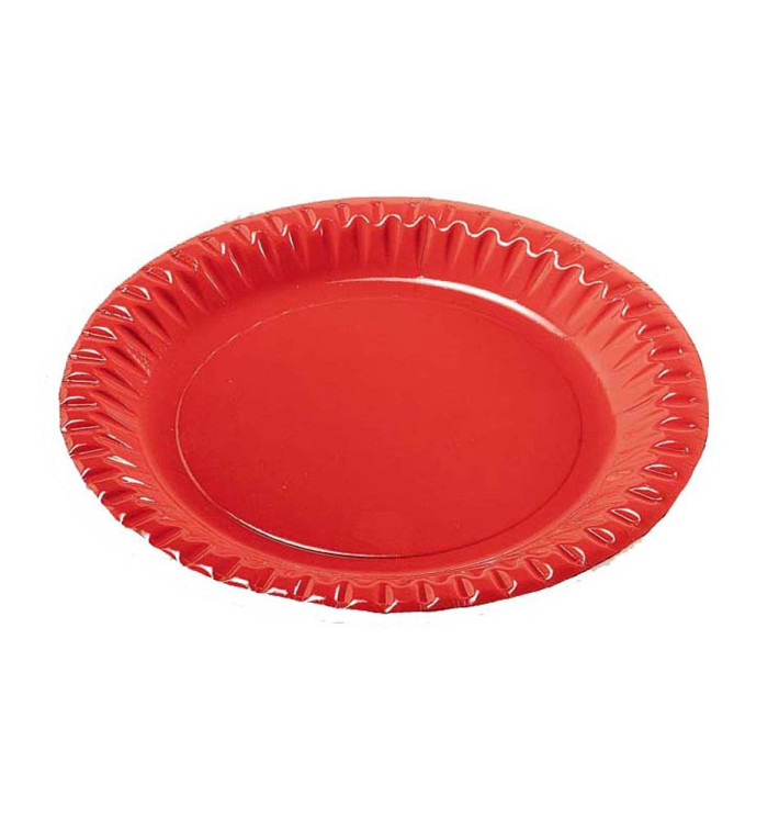 Prato de Cartão Vermelho Redondo "Party" 230mm (10 Unidades) Prato de Cartão Vermelho Redondo "Party" 230mm (10 Unidades)