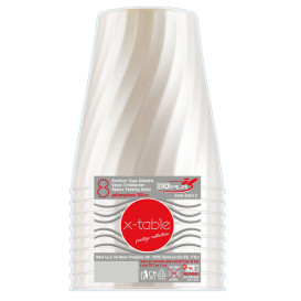 Copo de Plastico PP "X-Table" Pérola 320ml (8 Unidades)