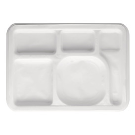 Inserido para Bandeja Plastico PS Branco 470x350mm (500 Uds)