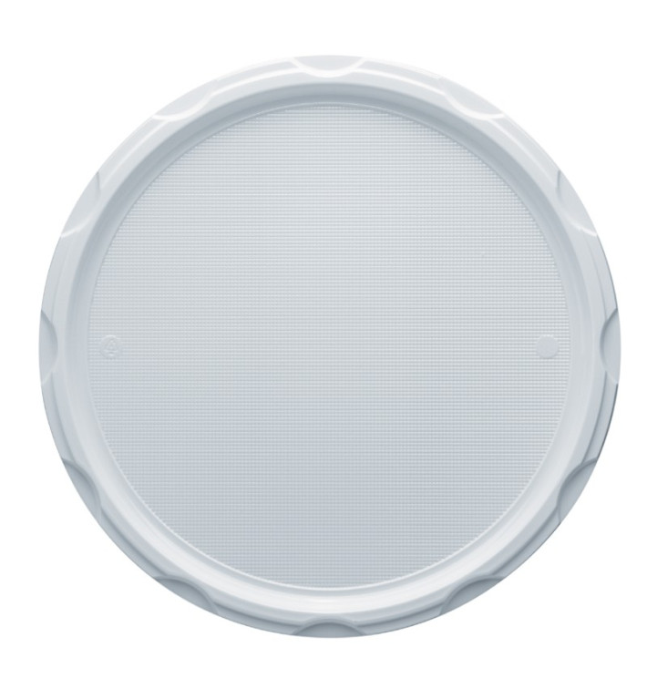 Prato Plástico PS Pizza PS Branco 320mm (500 Unidades) Prato Plástico PS Pizza PS Branco 320mm (500 Unidades)