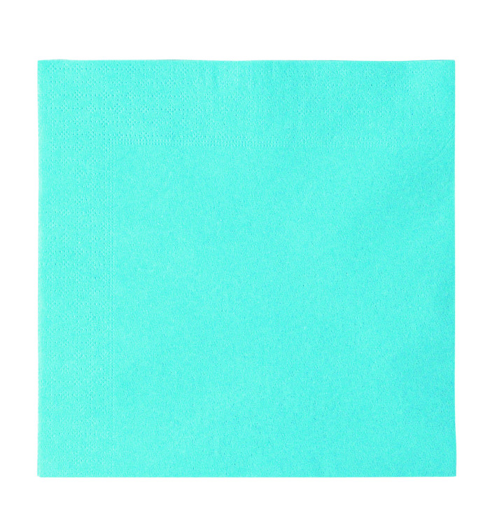 Guardanapos Papel 2 Folhas Azul Claro 33x33cm (1200 Uds) Guardanapos Papel 2 Folhas Azul Claro 33x33cm (1200 Uds)