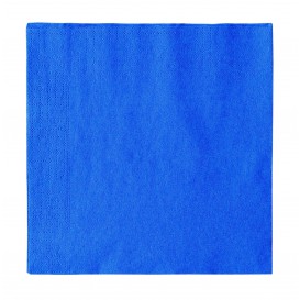 Guardanapos Papel 2 Folhas Azul scuro 33x33cm (50 Uds)