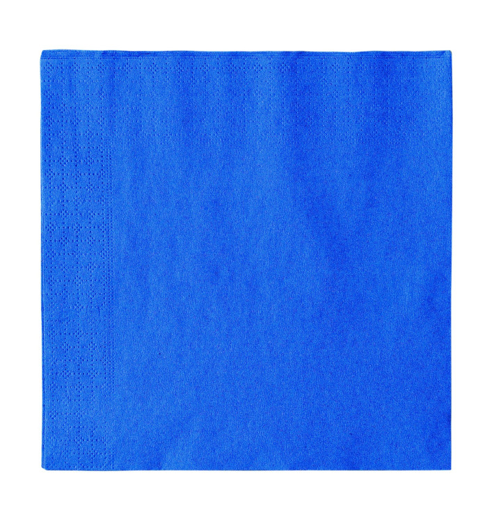 Guardanapos Papel 2 Folhas Azul scuro 33x33cm (50 Uds) Guardanapos Papel 2 Folhas Azul scuro 33x33cm (50 Uds)