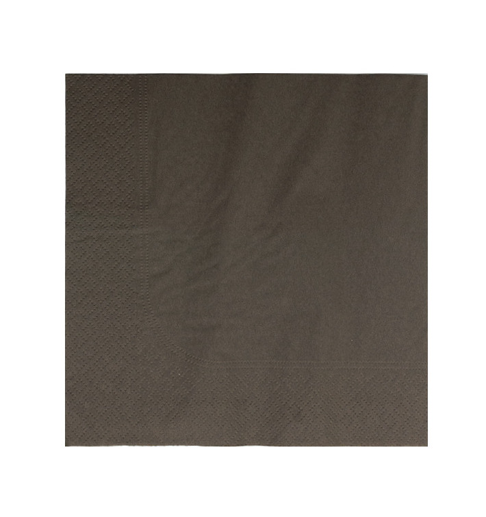 Guardanapos Papel 2 Folhas Chocolate 33x33cm (50 Uds) Guardanapos Papel 2 Folhas Chocolate 33x33cm (50 Uds)