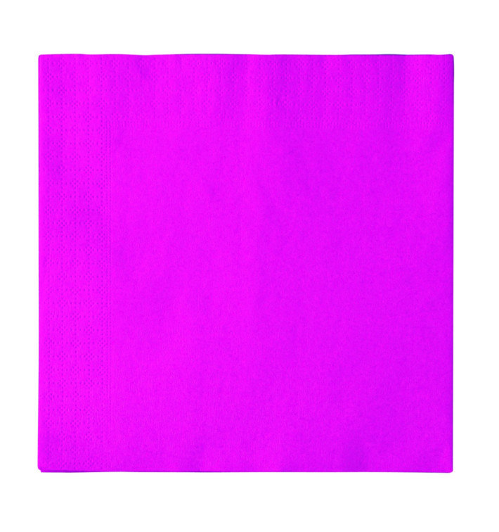 Guardanapos Papel 2 Folhas Fucsia 33x33cm (50 Uds) Guardanapos Papel 2 Folhas Fucsia 33x33cm (50 Uds)