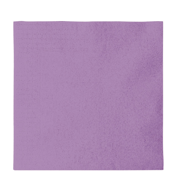 Guardanapos Papel 2 Folhas Lilás 33x33cm (50 Uds) Guardanapos Papel 2 Folhas Lilás 33x33cm (50 Uds)
