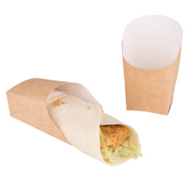 Embalagem Kraft para Wraps 60x50x120mm (600 Uds)
