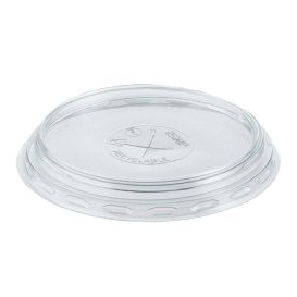 Tampa PS Transparente Copos 350/400/500ml Ø8,3cm (100 Unidades)
