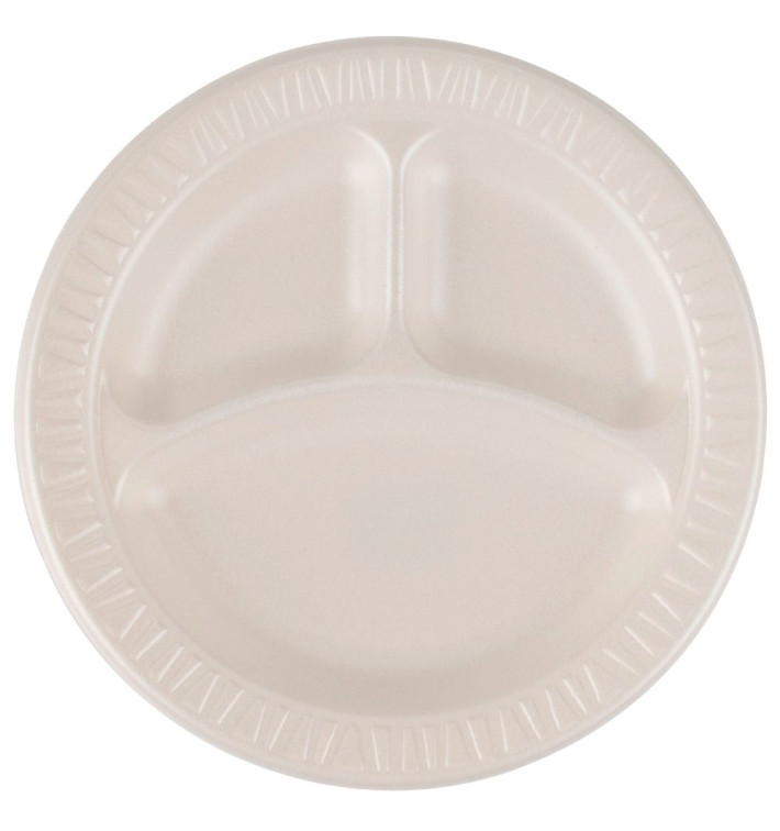 Prato Isopor FOAM "Quiet Classic" 3 C. Laminado Mel Ø230mm (125 Uds) Prato Isopor FOAM "Quiet Classic" 3 C. Laminado Mel Ø230mm (125 Uds)