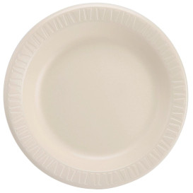 Prato Isopor FOAM "Quiet Classic" Laminado Mel Ø260mm (125 Uds)