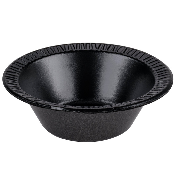 Tigela Isopor FOAM Laminado Preto 180ml Ø11,5cm (125 Uds) Tigela Isopor FOAM Laminado Preto 180ml Ø11,5cm (125 Uds)
