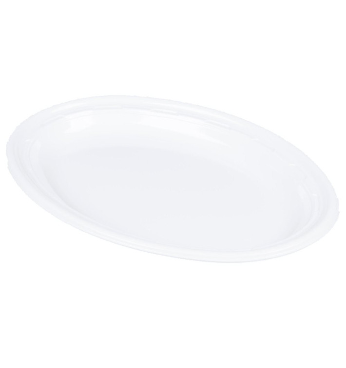 Prato de Plastico PS "Famous Impact" Branco Ø280mm (125 Uds) Prato de Plastico PS "Famous Impact" Branco Ø280mm (125 Uds)