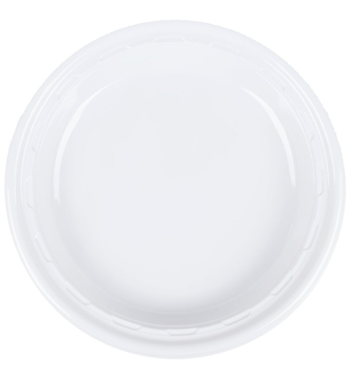 Prato de Plastico PS "Famous Impact" Branco Ø260mm (125 Uds) Prato de Plastico PS "Famous Impact" Branco Ø260mm (125 Uds)