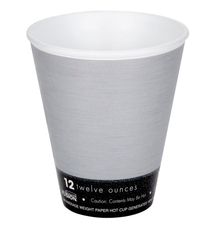 Copo Termico Fusion "Steele" 12Oz/355ml Ø9,4cm (1000 Uds) Copo Termico Fusion "Steele" 12Oz/355ml Ø9,4cm (1000 Uds)