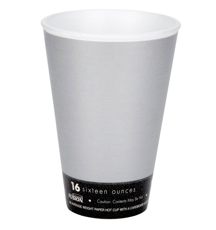 Copo Termico Fusion "Steele" 16Oz/473ml Ø9,4cm (1000 uds) Copo Termico Fusion "Steele" 16Oz/473ml Ø9,4cm (1000 uds)