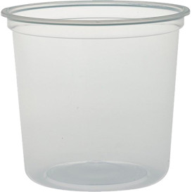 Embalagem Plastico PP "Deli" 24Oz/710ml Transp. Ø120mm (500 Uds)