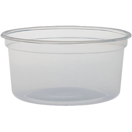 Embalagem Plastico PP "Deli" 12Oz/355ml Transp. Ø120mm (25 Uds)