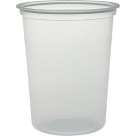 Embalagem Plastico PP "Deli" 32Oz/960ml Transp. Ø120mm (500 Uds)