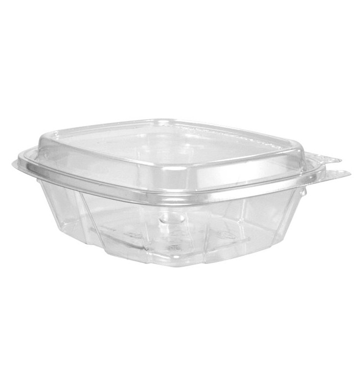 Embalagem Inviolável de Plastico PET Tampa Alta 240ml (100 Uds) Embalagem Inviolável de Plastico PET Tampa Alta 240ml (100 Uds)