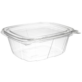 Embalagem Inviolável de Plastico PET Tampa Plana 355ml (200 Uds)