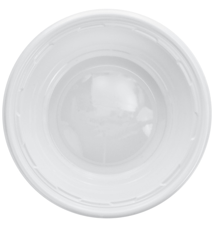 Tigela de Plastico PS Branco 180ml Ø11,5cm (125 Uds)