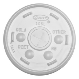 Tampa com Cruz para Copo Foam Ø8,6cm (100 Uds)