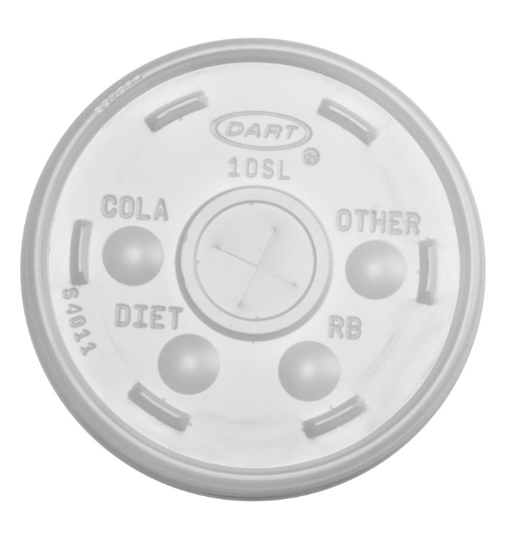 Tampa com Cruz para Copo Foam Ø8,6cm (100 Uds) Tampa com Cruz para Copo Foam Ø8,6cm (100 Uds)