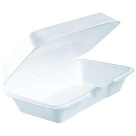 Embalagem Foam LunchBox Branco 225x140mm (250 Uds)