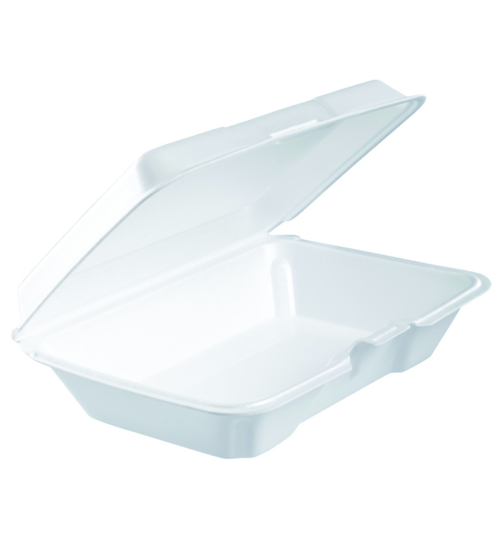 Embalagem Foam LunchBox Branco 230x150X65mm (100 Uds) Embalagem Foam LunchBox Branco 230x150X65mm (100 Uds)