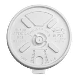 Tampa "Lift n' Lock" PS Branco Ø9,4cm (1000 Uds)