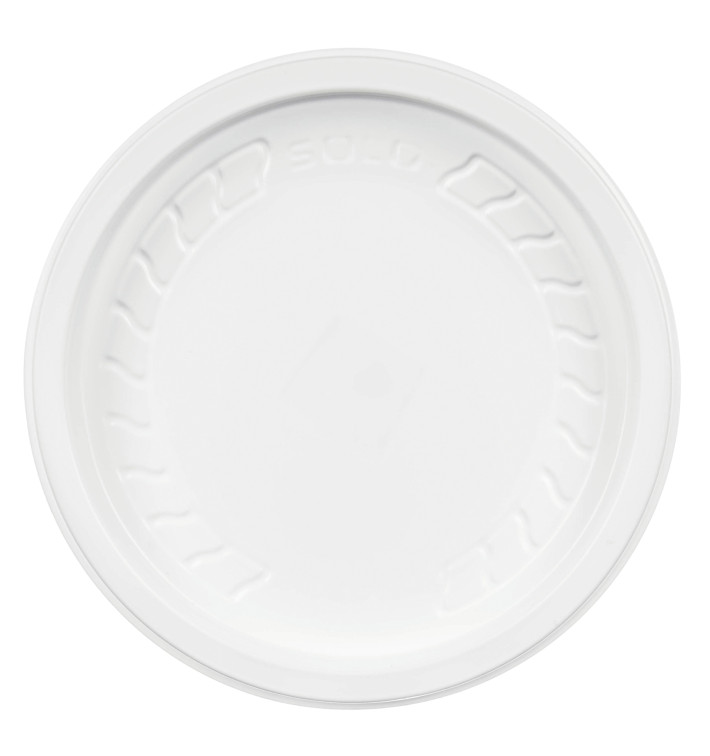 Tampa Plastico PP "Deli" Branco Ø120mm (500 Uds) Tampa Plastico PP "Deli" Branco Ø120mm (500 Uds)