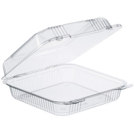 Embalagem Plastico OPS "StayLock" Bisagra Transp. 1120ml (100 Uds)