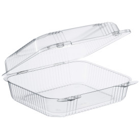 Embalagem Plastico OPS "StayLock" Bisagra Transp. 1260ml (125 Uds)