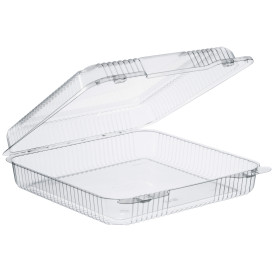 Embalagem Plastico OPS "StayLock" Bisagra Transp. 1370ml (250 Uds)