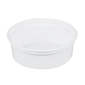 Embalagem Plastico PP "Deli" 8Oz/266ml Branco Ø120mm (500 Uds)