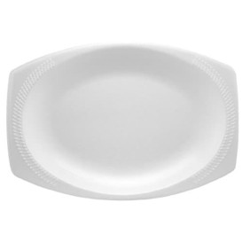 Bandeja Isopor FOAM "Quiet Classic" Laminado Blanco 230x180mm (125 Uds)