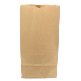 Saco de Papel Sem Asas Kraft 22+12x30cm (25 Uds)