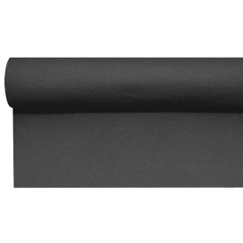 Toalha para Mesa Airlaid Preto Pre-cortada 0,4x48m (1 Ud)