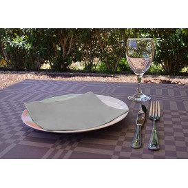 Guardanapos Airlaid Cinza 40x40cm (600 Uds)