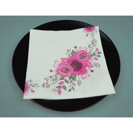 Guardanapos Airlaid "Bouquet" 40x40cm (50 Uds)