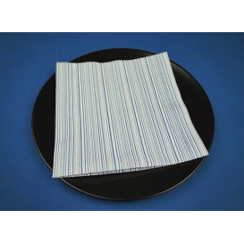 Guardanapos Airlaid "Basic" Azul 40x40cm (600 Uds)