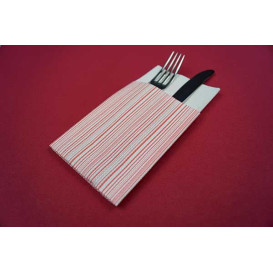 Guardanapos Kanguro Airlaid "Basic Vermelho" 33x40cm (30 Uds)