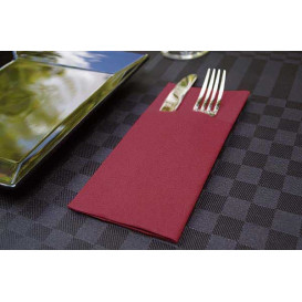 Guardanapos Kanguro Airlaid Bordeaux 40x40cm (30 Uds)