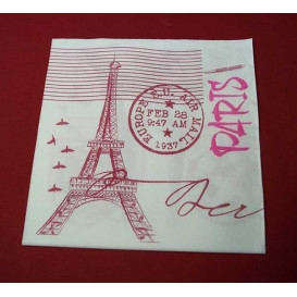 Guardanapos de Papel "Paris" 40x40cm (50 Unidades)