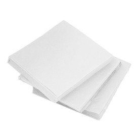 Guardanapos Papel Microdot Branco 20x20cm (2400 Uds)