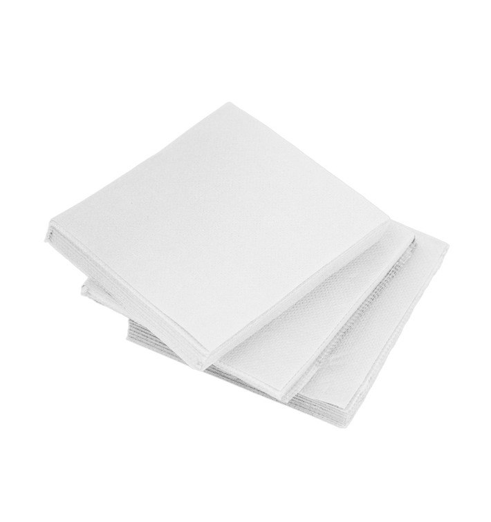 Guardanapos Papel Microdot Branco 20x20cm (2400 Uds) Guardanapos Papel Microdot Branco 20x20cm (2400 Uds)