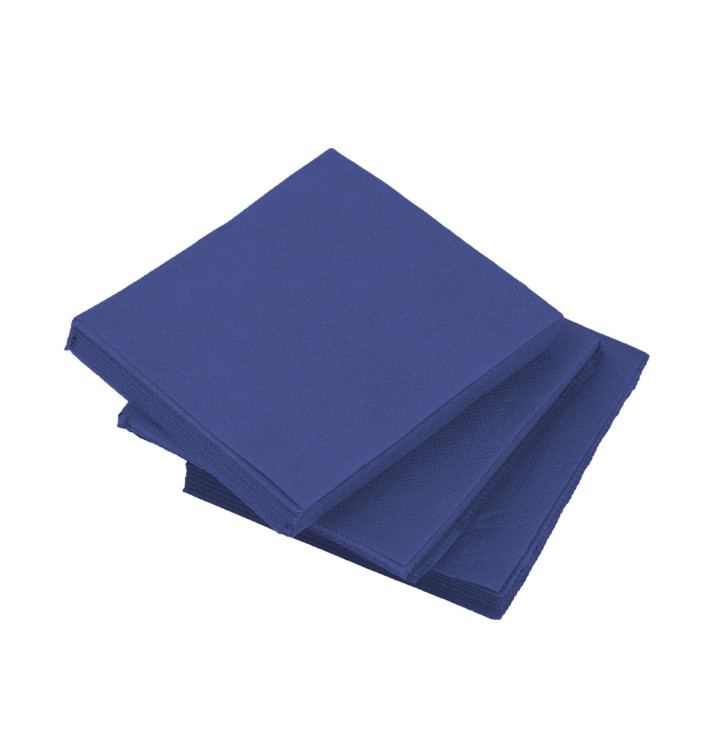 Guardanapos Papel Microdot Azul 20x20cm (100 Uds) Guardanapos Papel Microdot Azul 20x20cm (100 Uds)