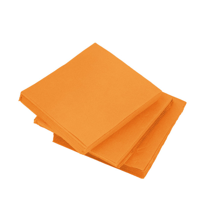 Guardanapos Papel Microdot Laranja 20x20cm (2400 Uds) Guardanapos Papel Microdot Laranja 20x20cm (2400 Uds)